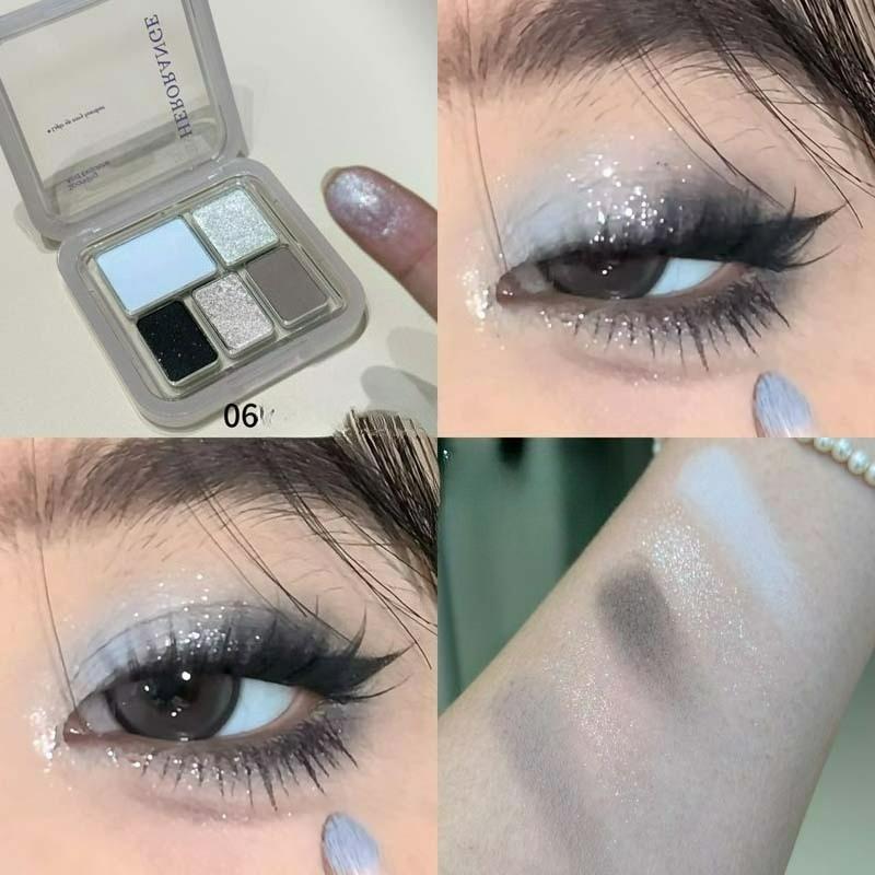 Eyeshadow Palette Matte Pearlescent Delicate Five-color Eyeshadow Eye Makeup Cosmetics