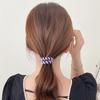 10P SET of matte color spring telephone cord hair ties without marks