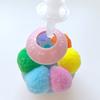 Wobble Cats Spielzeug mit buntem Federball Teaser Spielzeug Ungiftig Indoor Bewegung Spaß Für Kätzchen Besitzer Freund Geschenk