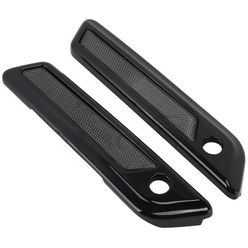 Motorcycle Side Box Lock Cove Side Box Decorative Cover for Harley Davidson Grand Glide Road Wang Street Glide 2014-2024 2025