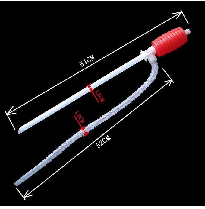 Automobile Manual Gas Oil Water Liquid Transfer Pump Manual Siphon Water Chemical Liquid Pump Universal Vehicle Tool