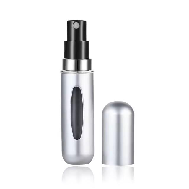 

5ml Perfume Refill Bottle Portable Mini Refillable Spray Jar Scent Pump Empty Cosmetic Containers Atomizer for Travel Tool Hot срібний