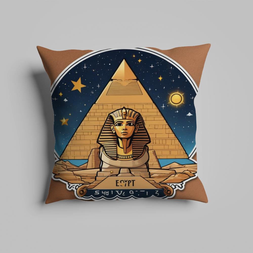 Pillow Case luxurious home office, sofa decorative Multi sized car seat cushions, pillowcases Egyptian pyramid pharaohs