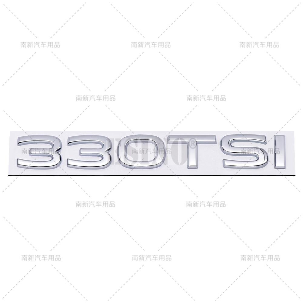 AABIO1 New  Styling 3D 230 280 330 380 TSI Metal Alloy Adhesive Emblem Rear Trunk Badge Fender Sticker Car Body Decal for Volkswagen