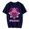 T-Shirt für Männer Kawaii Japanisch Vaporwave Hyäne T-Shirt Herren Kurzarm T-Shirt Harajuku Streetwear Pelzig Wildtiere Safari T-Shirts