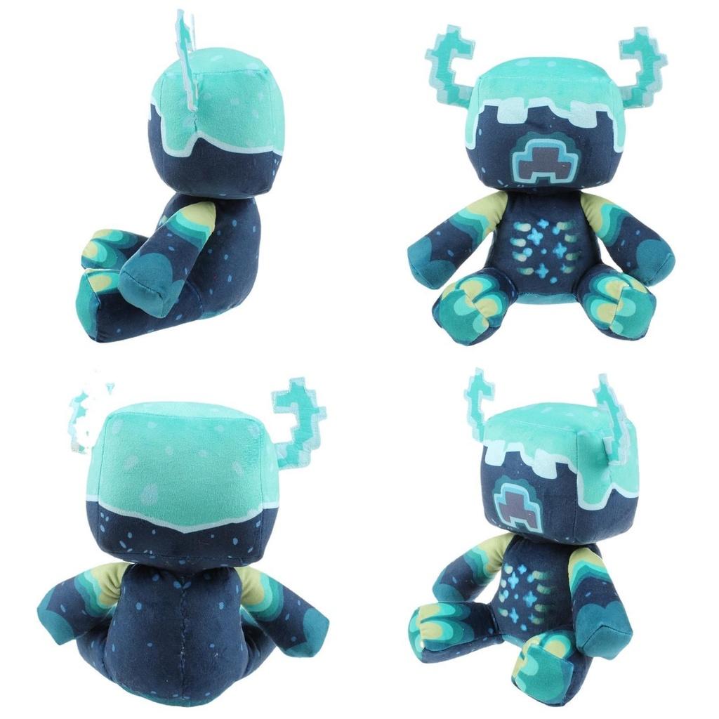 Minecraft Wächter Plüschtier Stofftier Weiche Pixelpuppe Kinder Geschenk Spielzeug 25cm