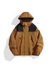 Men's Trendy Spring Windbreaker: Color-Block, Casual, Windproof Jacket for Outdoor Activities and Mountaineering