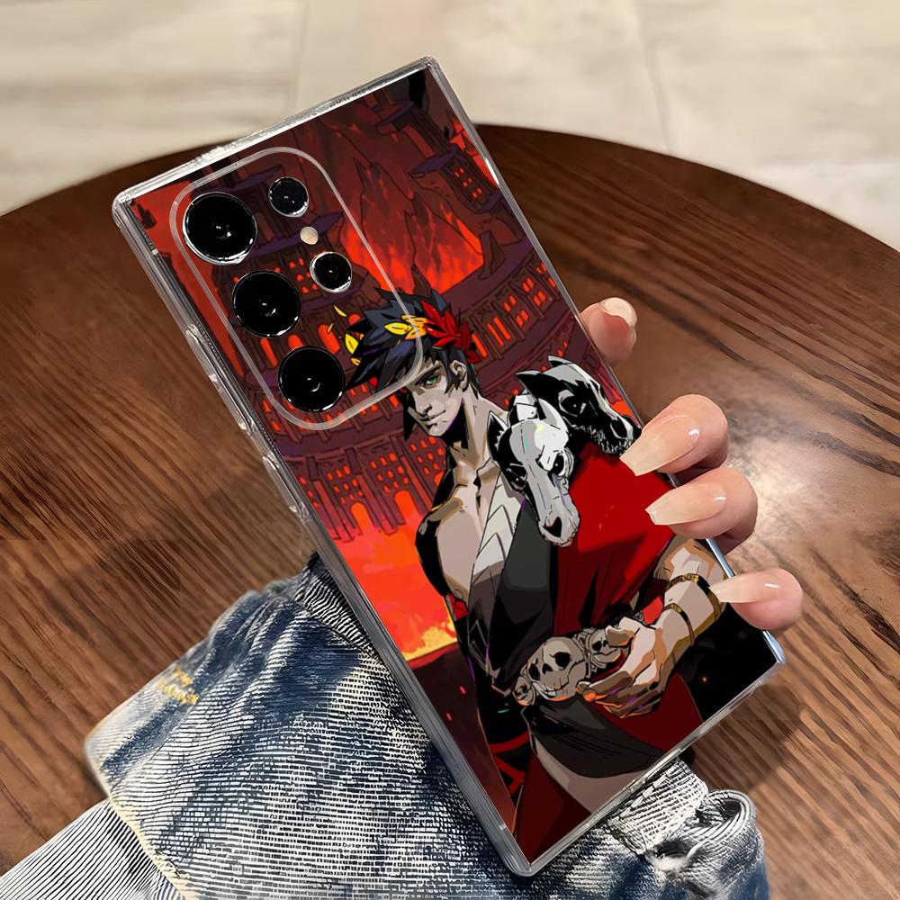 H-Hades 2 Phone Case For Samsung S26 S25 S24 Ultra S23 Fe S22 S20 S21 Plus Plus 5G Fe Transparent Cover