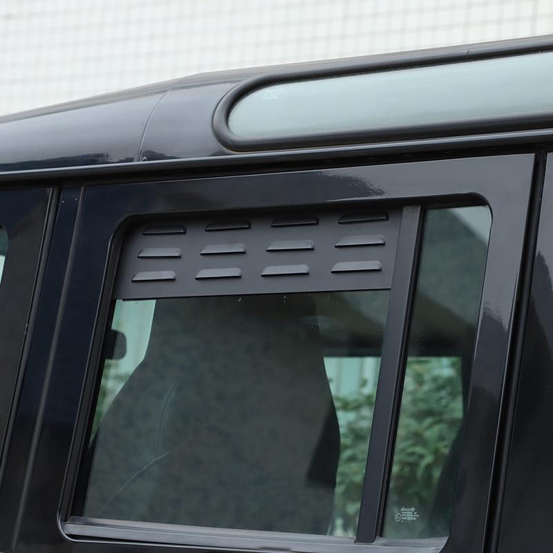For Land Rover Defender 110 2004-2018 Aluminum Alloy Car Rear Side Window Ventilation Panel Decoration Modification Accessories C4
