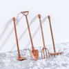 1:12 Dollhouse Mini Shovel Hoe And Pitchfork Farming Tools Fairy Garden Tool