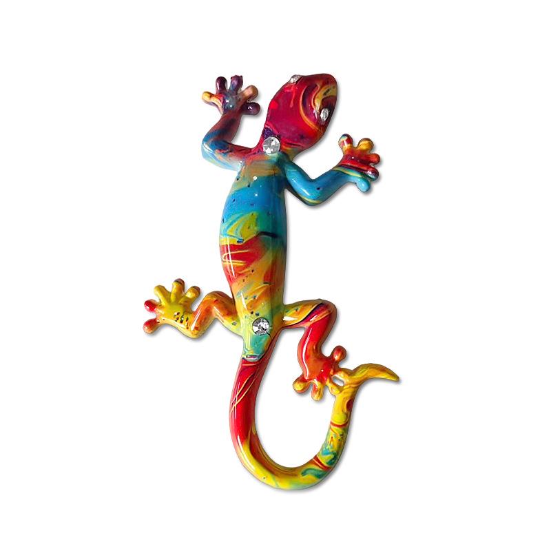 

Creative Gecko Refrigerator Magnet: New Style Reptile Water Transfer Home Decoration Magnetic Sticker