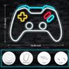 Game Neon Sign Gamepad Shape Signs for Game Room Wall Bedroom Decor, for Boys Gamer Gifts Teen Gaming Zone Party Decor