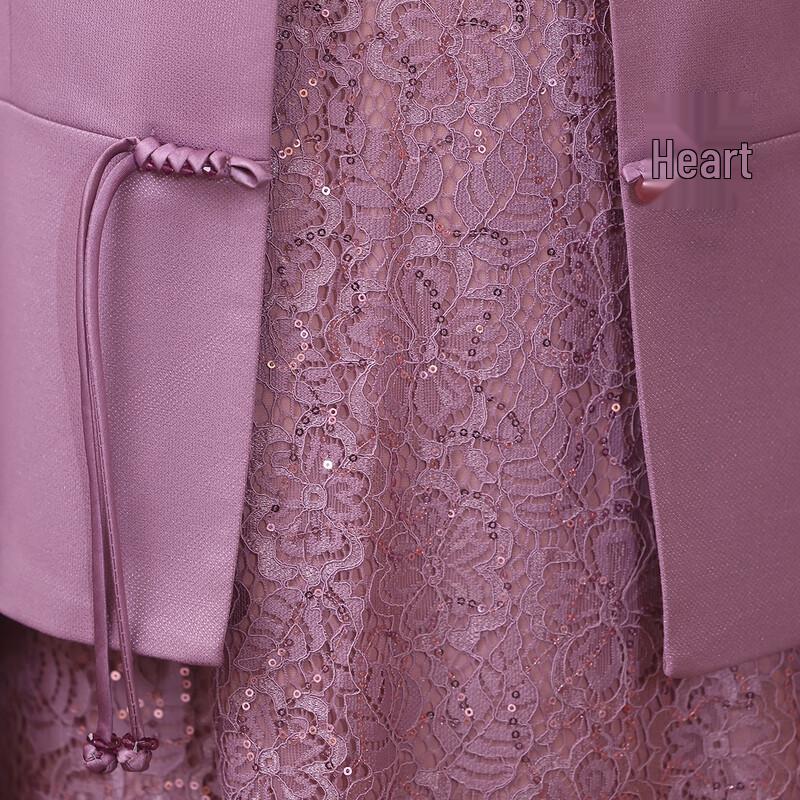 Festive Two-Piece Dress Set for Mothers