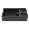 Tamper Station Multifunctional Impact Proof Tamping Organizer Box for 51mm 54mm 58mm Portafilter Black