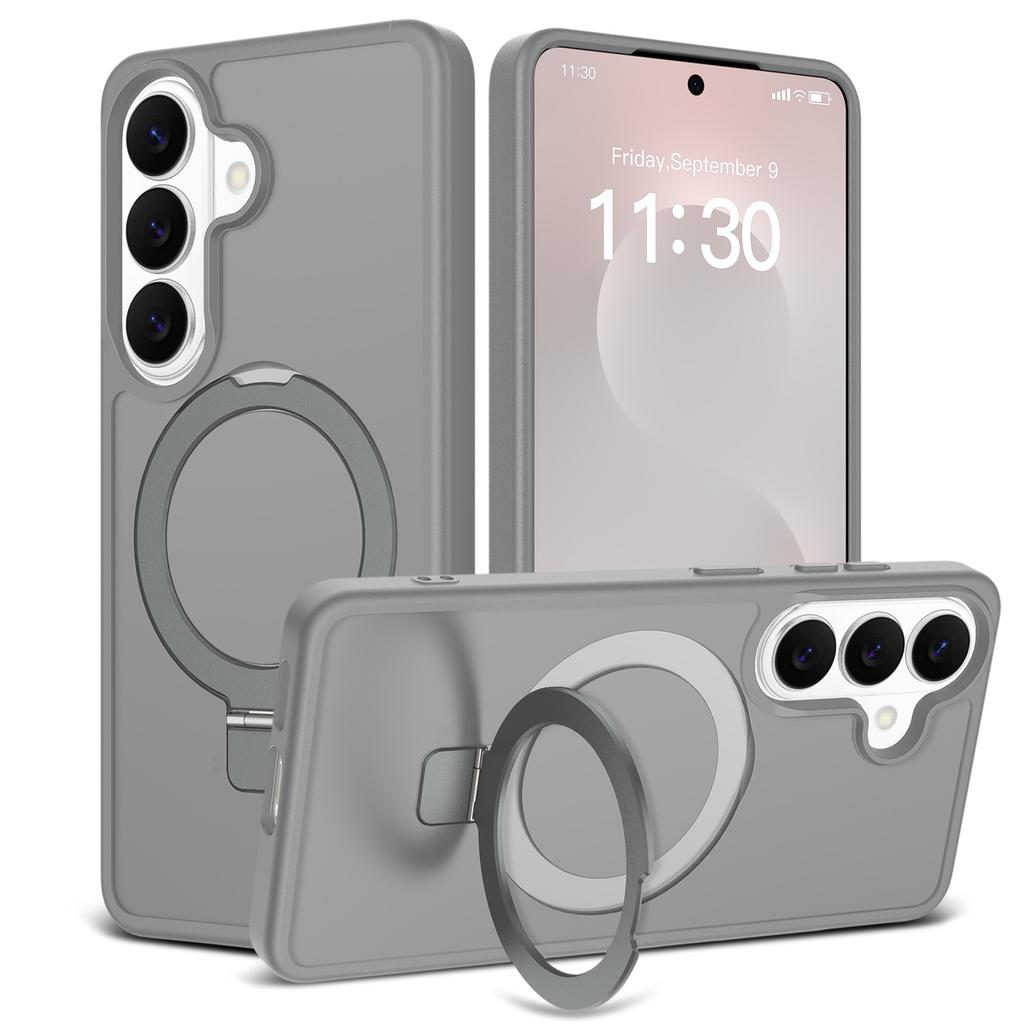 2026 Suitable for Samsung S26ultra Mobile Phone Case Magnetic Suction 25 + 2-in-1 Anti-drop S26plus Bracket Protective Case