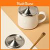 Stainless Steel Mug Lid With Heatresistant Travel Cover For Portable Coffee Cups
