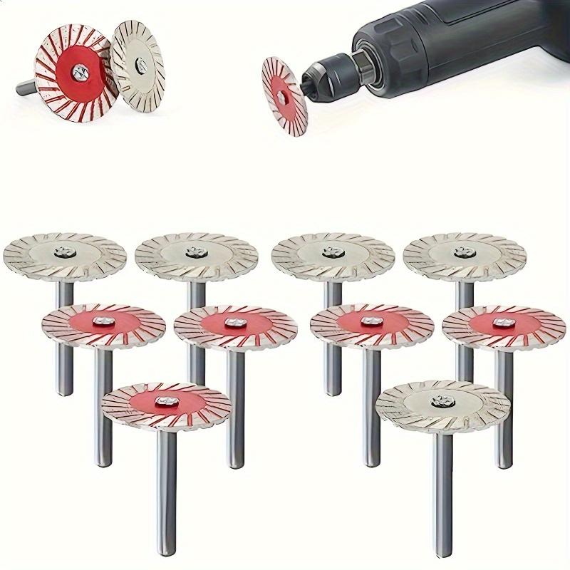 5Pcs Diamond Turbo Mini Stone Carving Blade Cutting Disc Wheel for Granite Marble Ceramic Tile.