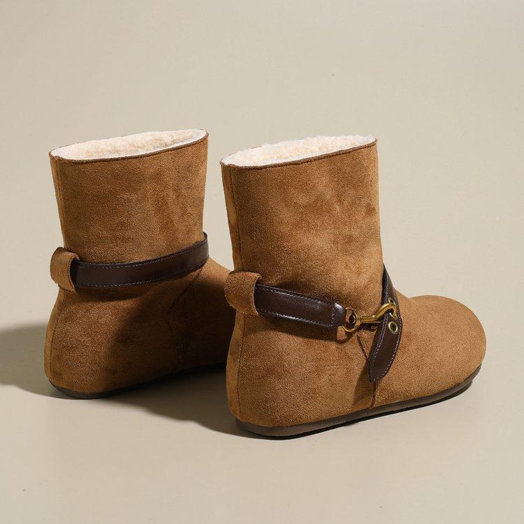 

New short tube women s autumn 2025 fashionable versatile retro thick bottom foreign style with skirt thin boots 40 верблюд