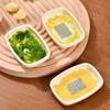 1 PC Fine Mesh Ginger GarlicPlaner and Grinder Small Size, Easy To Clean Plastic Design, Suitable for Kitchen Use Garlic Crusher