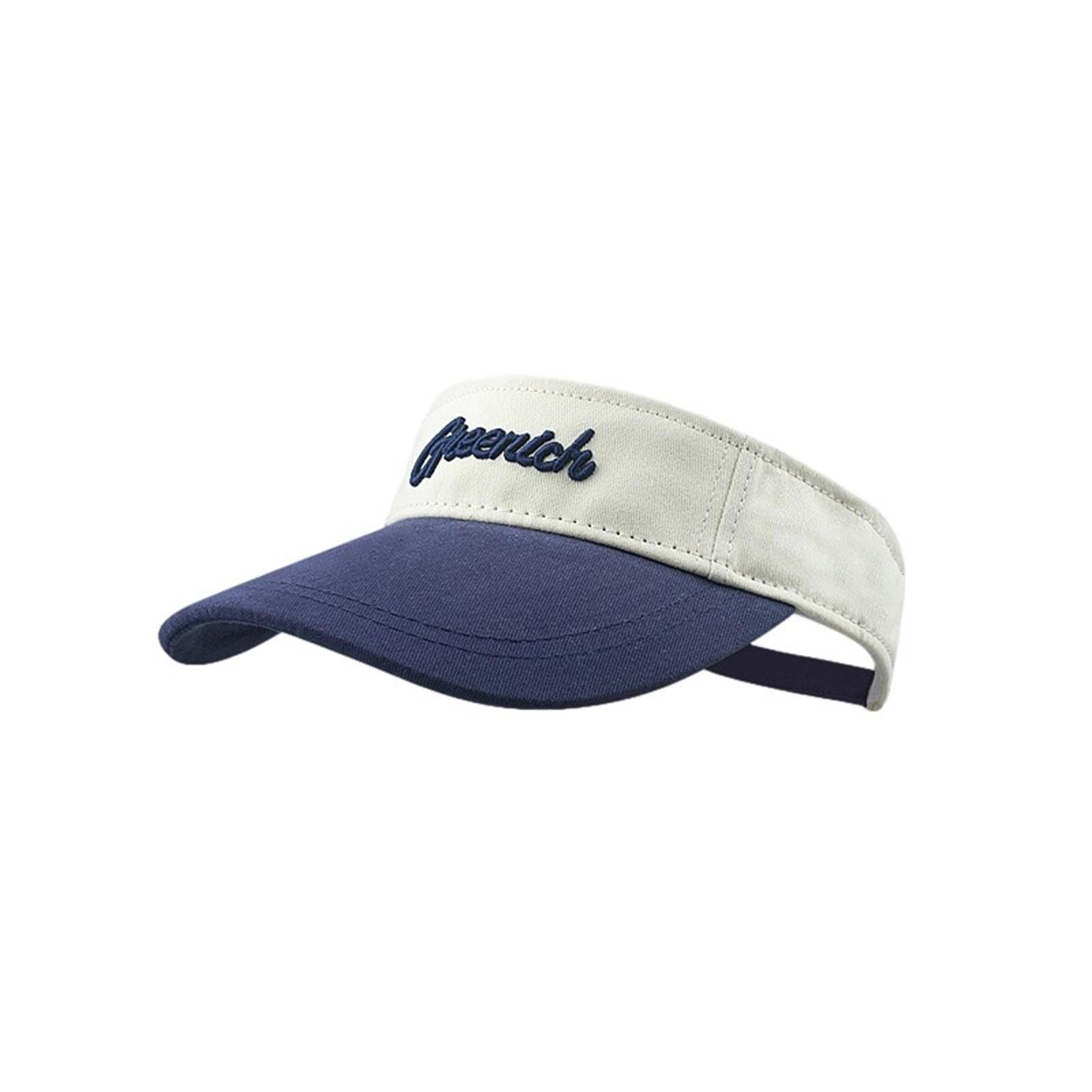 

Контрастный цвет Полая шляпа Спортивная шляпа для бега и тенниса Солнцезащитный козырек Бейсболка One Size