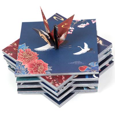 70 pz/set stile cinese gru marea origami quadrato carta colorata stampa bambini fai da te carta fatta a mano scrapbooking decorazione