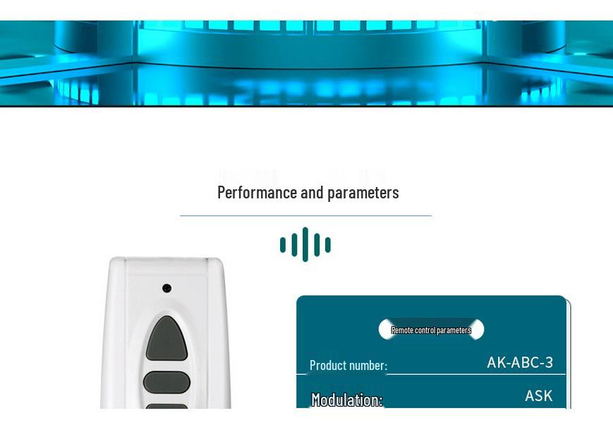 220V Electric Curtain & Projection Screen Remote Controller