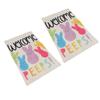 2Pcs Easter Garden Flag Polyester Weatherproof 2 Sided Decorative Bunny Yard Flag for Patio Terrace