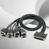 Fast speed RS232 PCIe Expansion Cable DB78Pin to 8 DB9Pin Port For Server Lab And Data Center Connectivitys