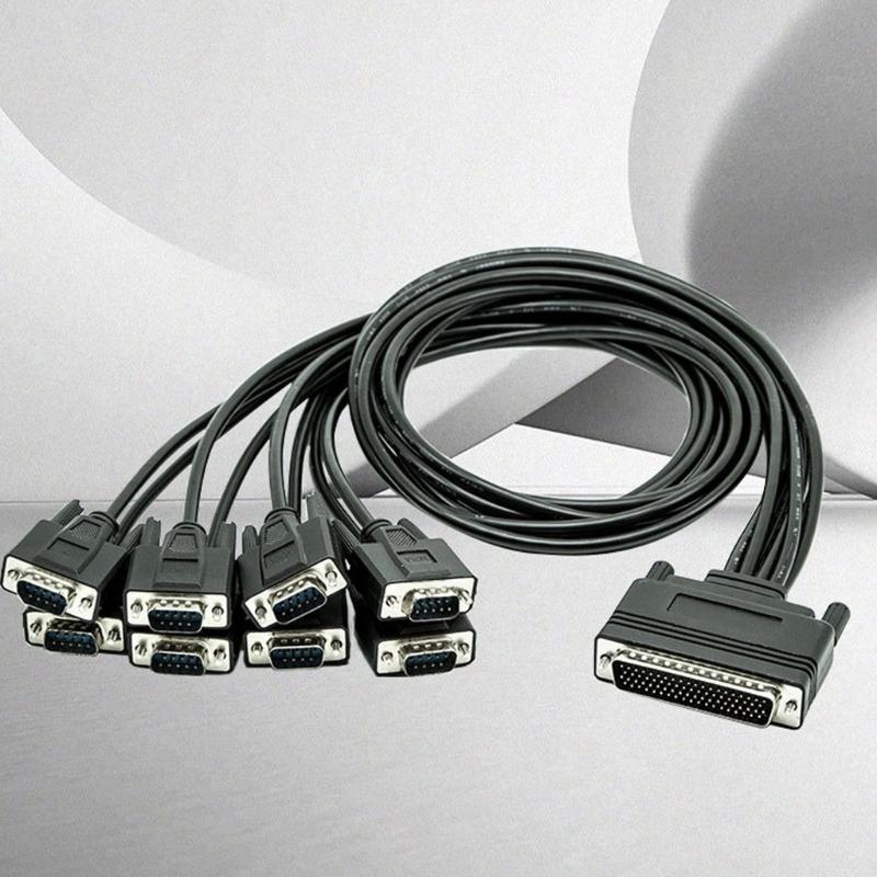 Fast speed RS232 PCIe Expansion Cable DB78Pin to 8 DB9Pin Port For Server Lab And Data Center Connectivitys