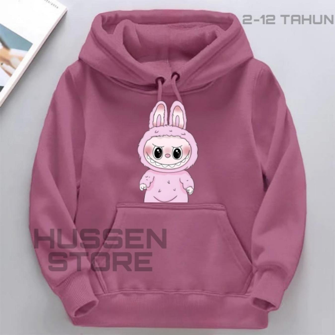 

Детское худи Новое модное Labubu Kids Милое мультяшное повседневное худи 100-160см Мальчики Девочки 150