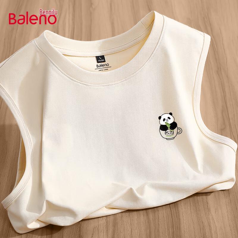 

Baleno Men s JPB Teacup Panda Print Sleeveless T-Shirt 2XL
