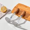 WORTHBUY Stainless Steel Potato Masher Anti Slip Plastic Handle Potato Press Manual Food Masher Chopper Kitchen Accessories