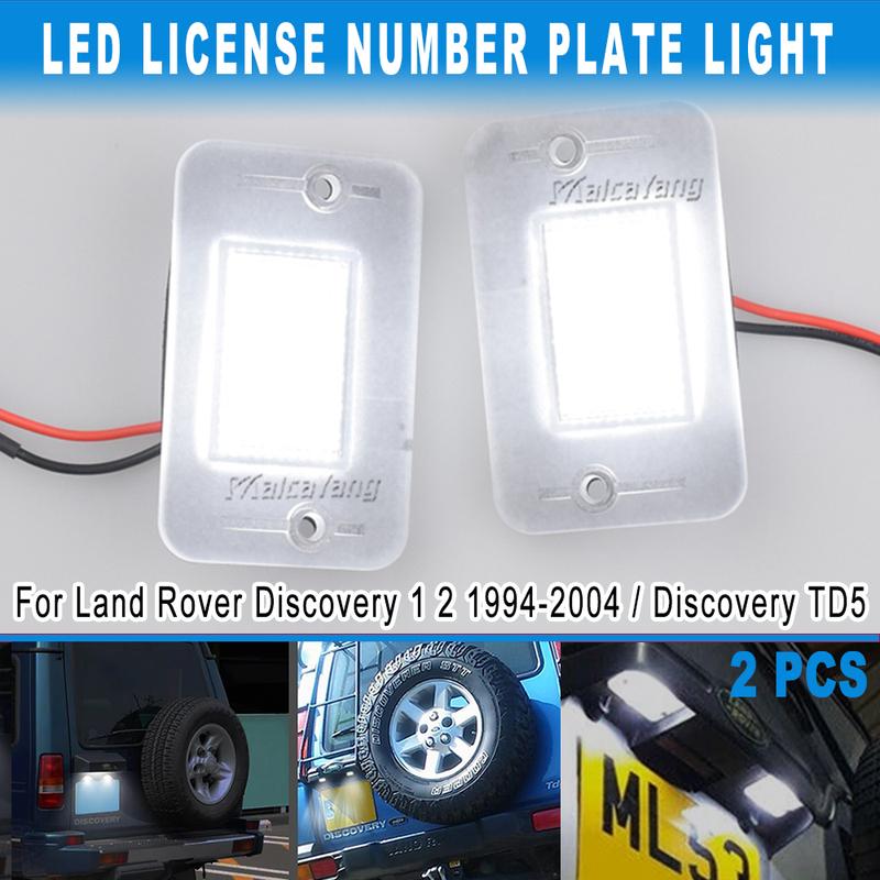 For Land Rover Discovery 1 2 1994-2004 Discovery Series I 1994-1998 New Car LED Number License Plate Light Auto Parts XFC500050