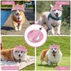 1 Stück Sonnenschutzkappe für Haustiere mit Schleifen-Dekoration für Hunde und Katzen - Verstellbar und Stilvoll