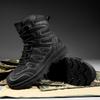 Men's Tactical Breathable Outdoor Combat Boots - Wear-Resistant, Large Size