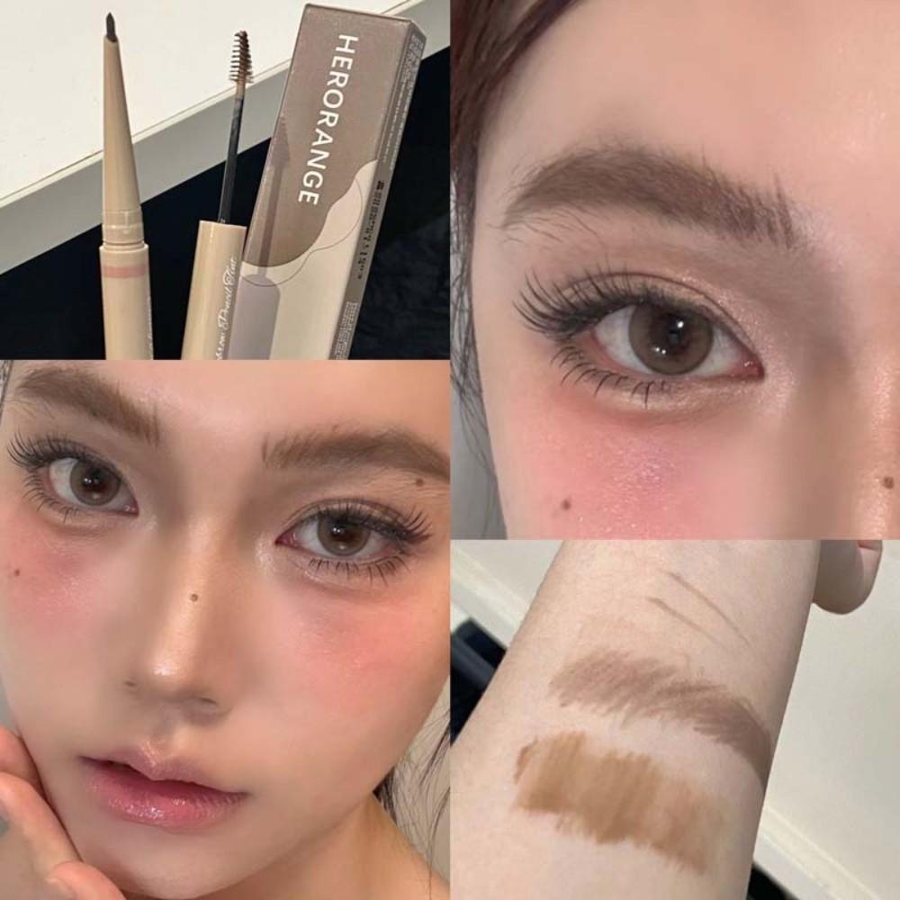 Fashion Double Head Eyebrow Pencil Waterproof Long Lasting Eyebrow Stick Makeup Tool Smooth Eyebrow Pen Beauty
