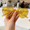New love diamond-encrusted glasses men's and women's fashion party retro funny ins sunglasses spot