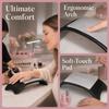 Black Color Nail Arm Rest Pillow Silicone Material Nail Art Hand Rest  Home Diy Nail Care Use