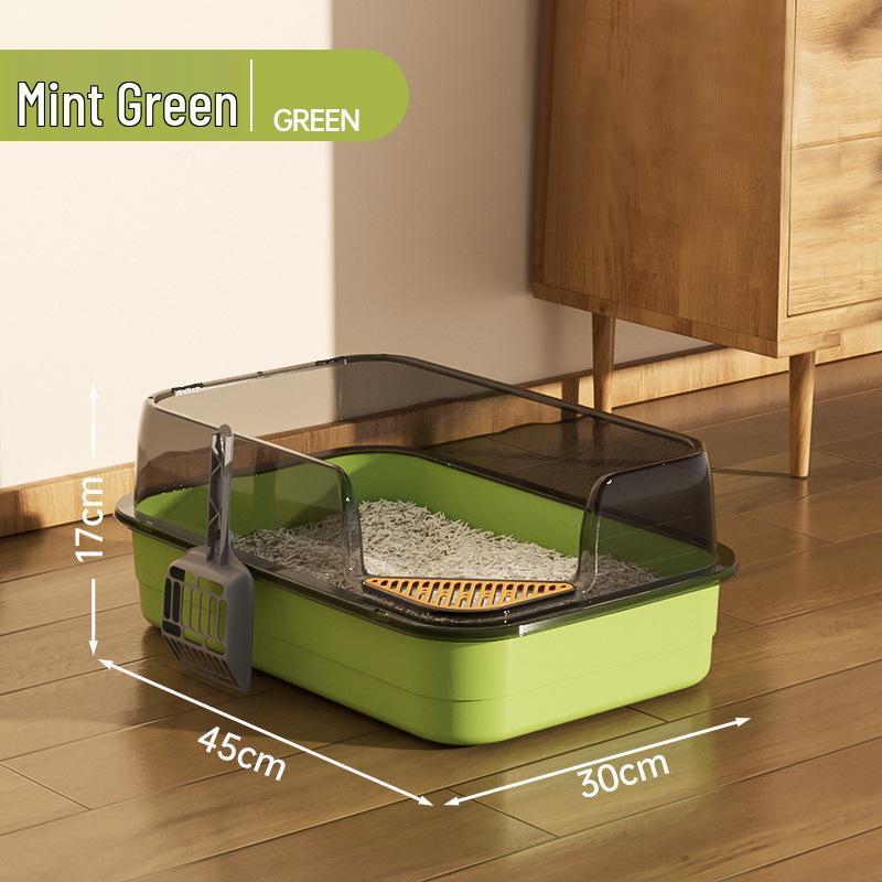 Extra Large High-Sided Anti-Tracking Cat Litter Box