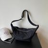 Women's Large Capacity Shoulder Crossbody Bag Solid Color Hobo Bag