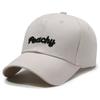 Peachy Alphabet Embroidery Baseball Cap Peaked Caps Breathable Solid Gift Color