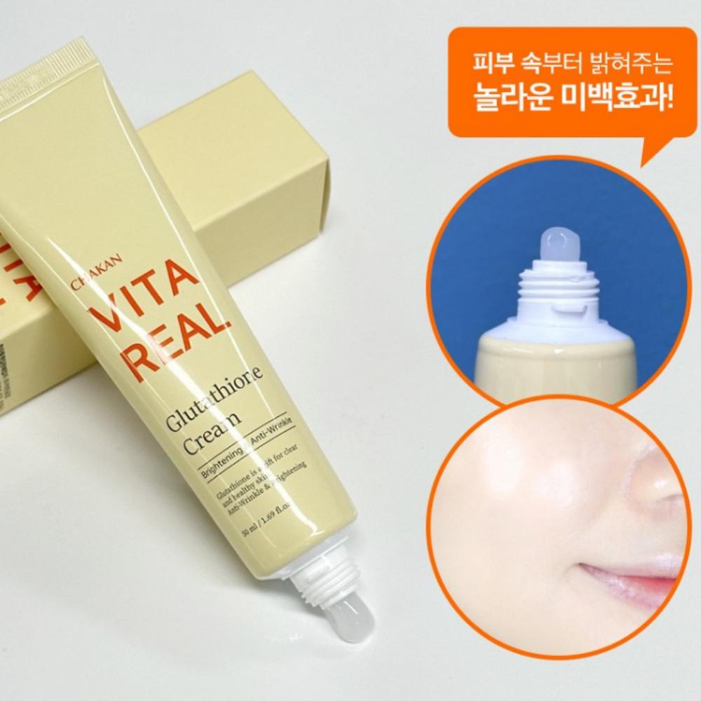[CHAKAN] Vita Real Glutathione Cream 50ml / Brightening & Anti-wrinkle