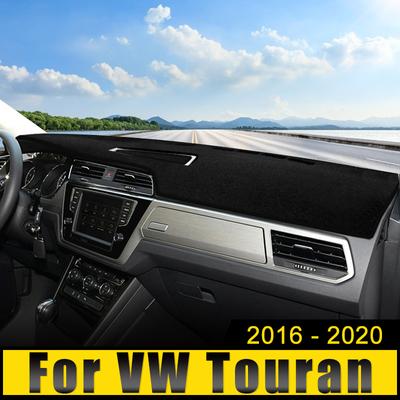 Автомобільні аксесуари для Volkswagen VW Touran 5T1 2016 2017 2018 2019 2020 2021 Кришка приладової панелі Уникайте світла накладка Анти-УФ килими килимки