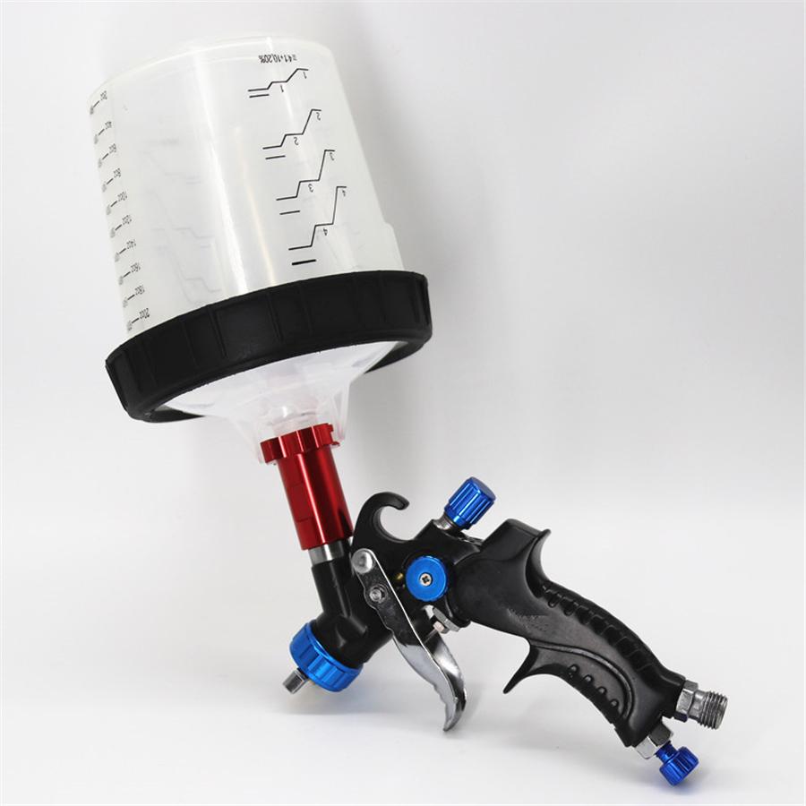 Mini HVLP Spray Gun Car Detail Touch Up Paint Sprayer Spot Repair 1.0mm w/ Cup