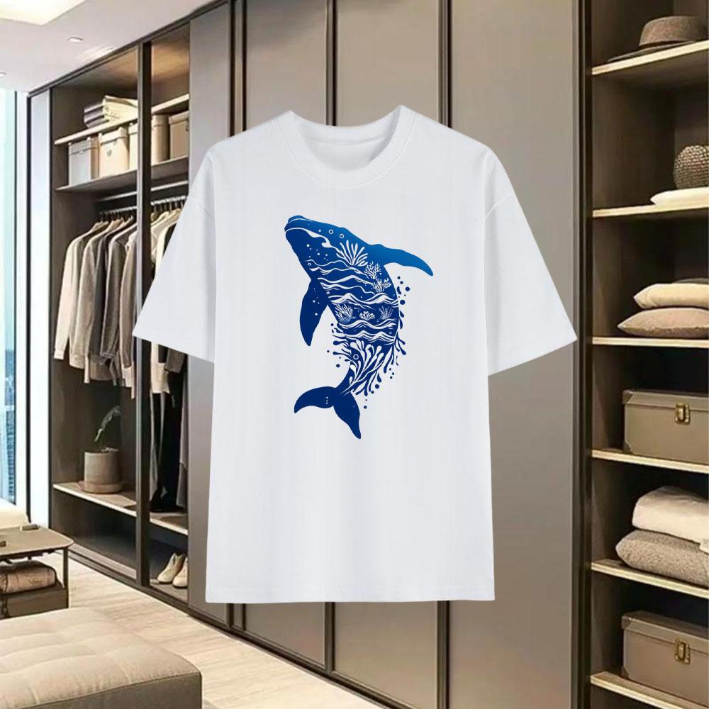 New Men's High - Quality 100% Cotton Fashionable T - Shirt for Summer - Casual Breathable and Versatile Short - Sleeve Top