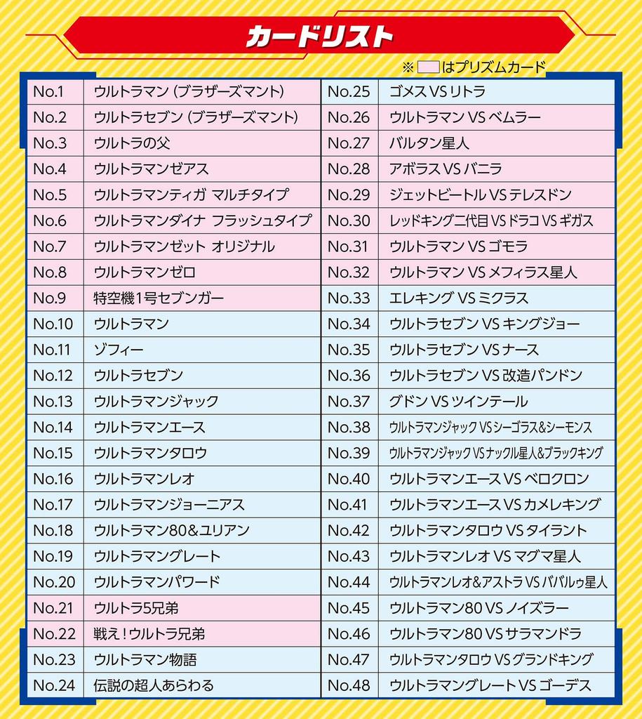 Ultraman SD Generation 55th Anniversary Carddass 48 types normal 18 prism binder set (30 types, types) & Foil-stamped