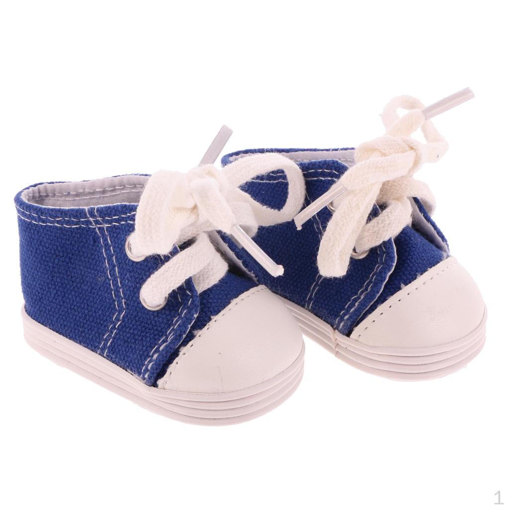 

Повседневные кроссовки из парусины размером 18 дюймов. кукла