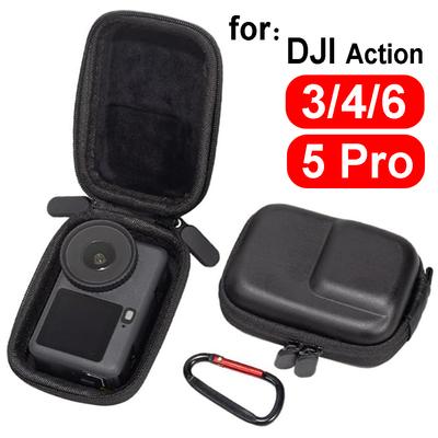 For DJI Action 3/4/5 Pro/6 Scratch Resistant Portable Storage Bag Camera Safely Waterproof Shockpoof Bags for DJI Action 6/5Pro