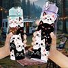 1PC Color Cat Kitten Cartoon Group Print 750ml Color Plastic Sports Water Bottle Leakproof Flip Straw Lid Suitable for Sports Office Home Use