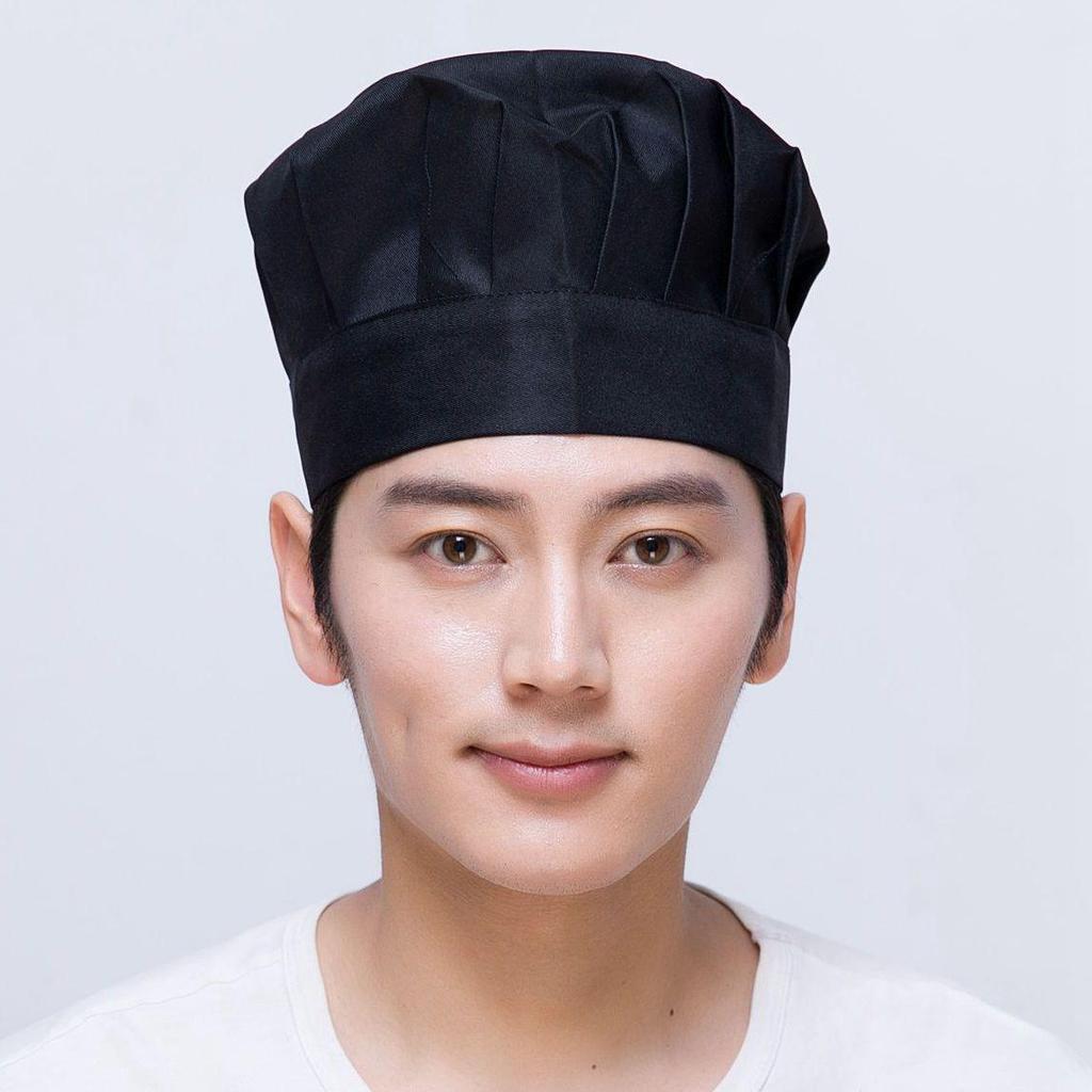 Chef Cotton Mushroom Hat for Restaurants, Hotels, and Bakeries